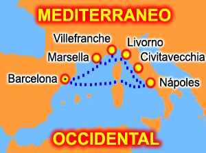 Crucero compartido en grupo